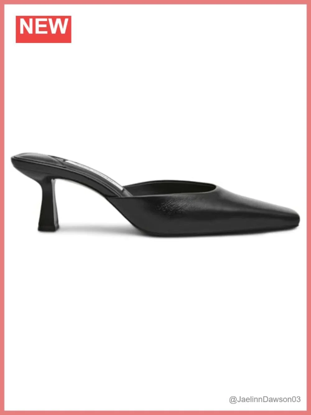Square Toe Kitten Heel Pump Slip On Formal Party Shoe